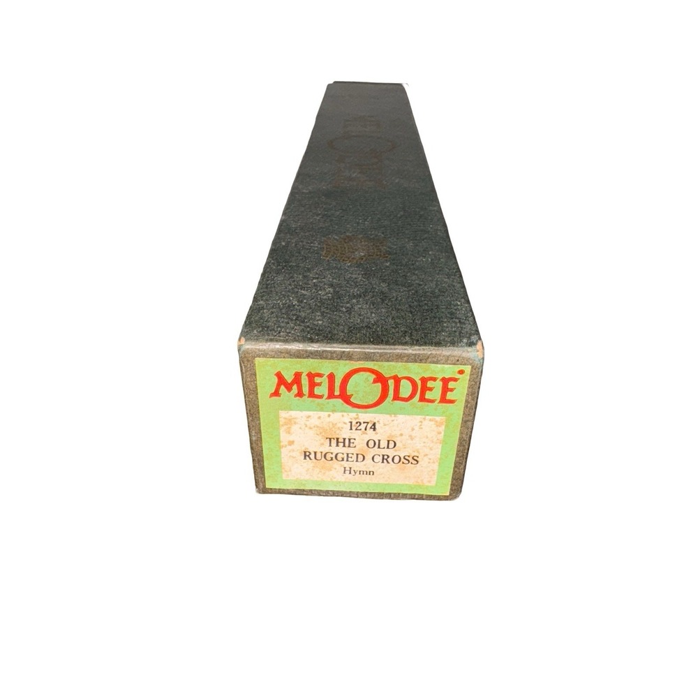Vintage Melodee Player Piano Word Roll The Old Rugged Cross #1274 Hymn